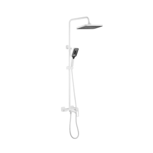 Душевая система Shevanik S68 с изливом Белый матовый S6836C