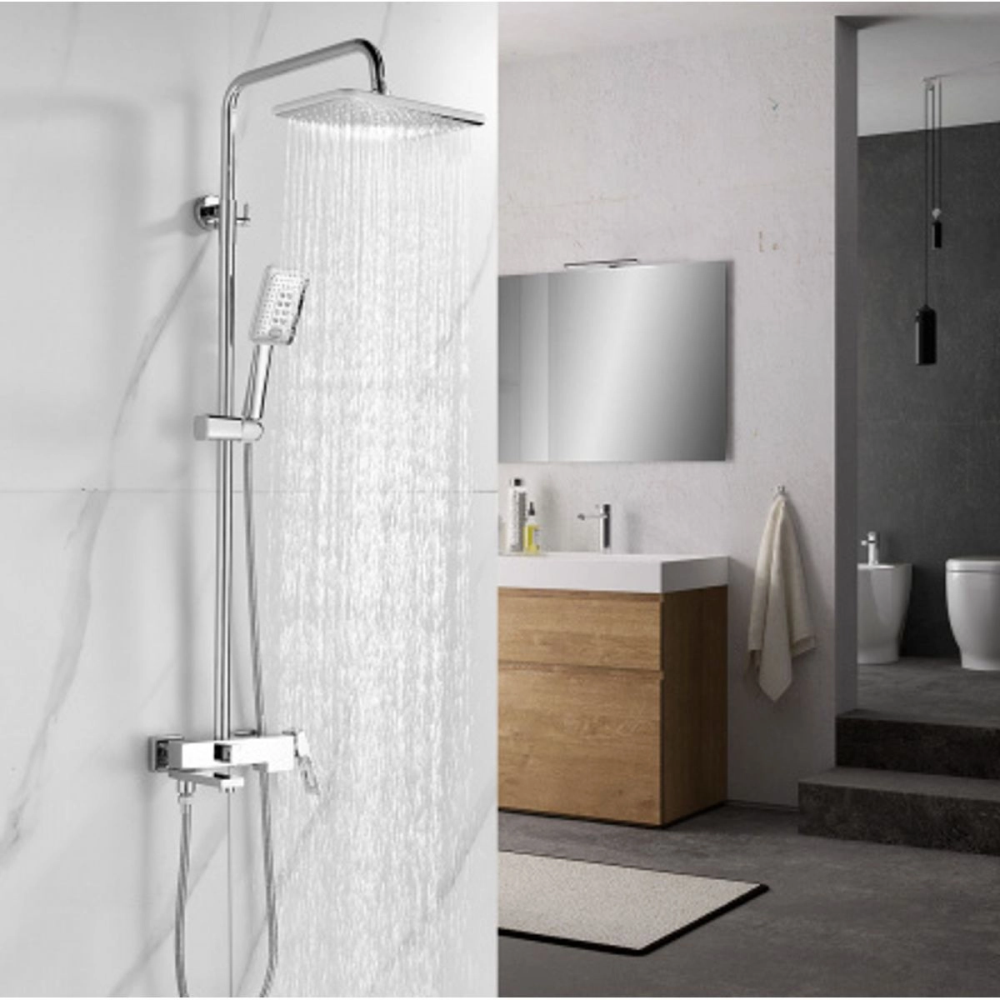 Душевая система Shevanik S90 с изливом Хром глянцевый S9036 Душевая система Shevanik S90 с изливом Хром глянцевый S9036 — изображение 2