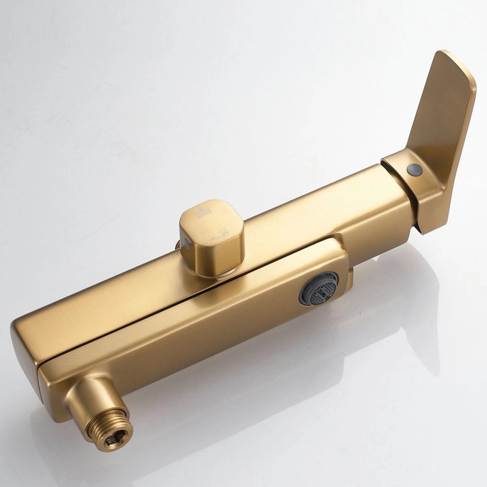 Душевая система Shevanik S99 с изливом Золото матовое S9936G Душевая система Shevanik S99 с изливом Золото матовое S9936G — изображение 5