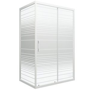 Душевой уголок Triton Фьюжн 100х80 Белый / С узором Щ0000052784