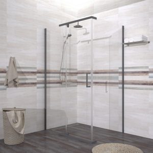 Душевой уголок Triton Терра 120х90 Графит / Прозрачное Щ0000073938