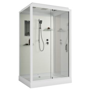 Душевая кабина Niagara Standart 80х100 Белый / Прозрачное ST100/80/15Q