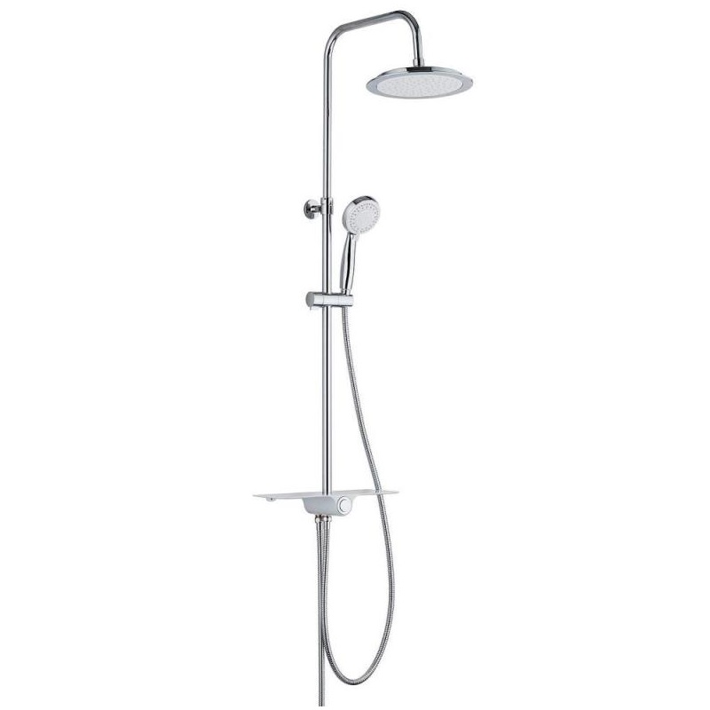 Душевая стойка Esko Singapore Хром глянцевый ST1010shelf Душевая стойка Esko Singapore Хром глянцевый ST1010shelf