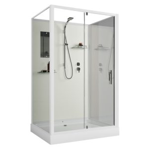 Душевая кабина Niagara Standart 90х120 Белый / Прозрачное ST120/90/15Q/BK