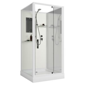 Душевая кабина Niagara Standart 80х80 Белый / Прозрачное ST80/15Q/BK