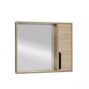 Шкаф зеркальный Viant Кёльн 80 правый Дерево светлое VKEL80SD-ZSH