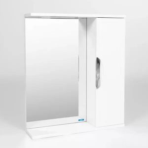 Шкаф зеркальный Viant Лима 70 Белый VLIM70-ZSH