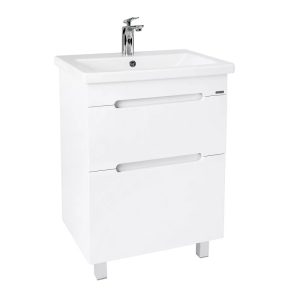 Тумба напольная Viant Марсель 60 с раковиной Como Белый VMAR60CO-T2Y Тумба напольная Viant Марсель 60 с раковиной Como Белый VMAR60CO-T2Y