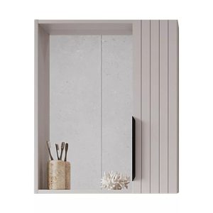 Шкаф зеркальный Viant Сицилия 50 правый Капучино VSIC50CAP-ZSH