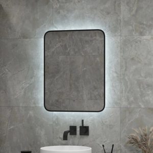 Зеркало Агата Torry 60 с бесконтактным сенсором, с фоновой подсветкой, подогрев Черный ЗЛП2026