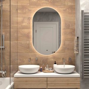 Зеркало Агата Fleur 70 с бесконтактным сенсором, холодная подсветка ЗЛП628