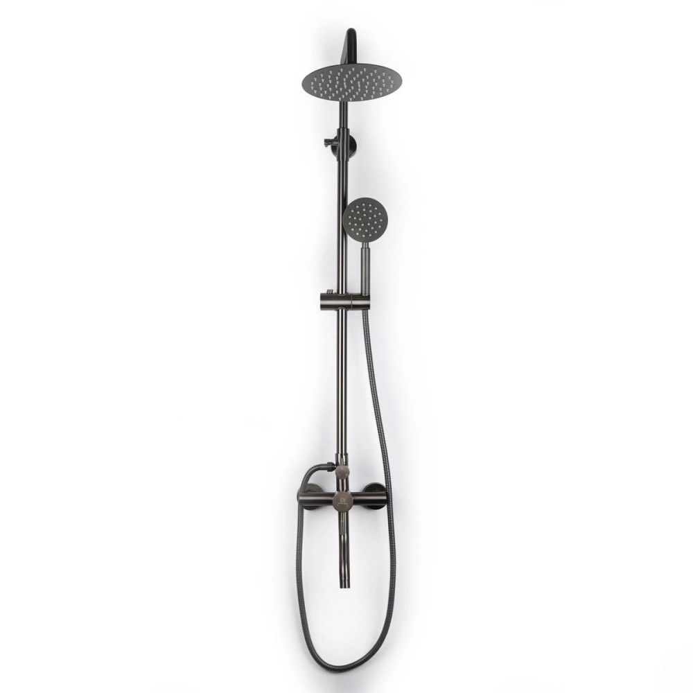 Душевая система Wasser Zimmer ZM-7728 с изливом Графит ZM-7728-18Q Душевая система Wasser Zimmer ZM-7728 с изливом Графит ZM-7728-18Q